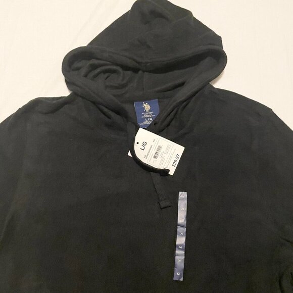 US Polo Assn Sleepwear Fleece Shirt Long Sleeve Mens Large Pullover - Picture 2 of 16